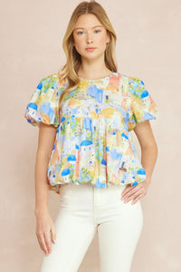 Flossie Bubble Blouse